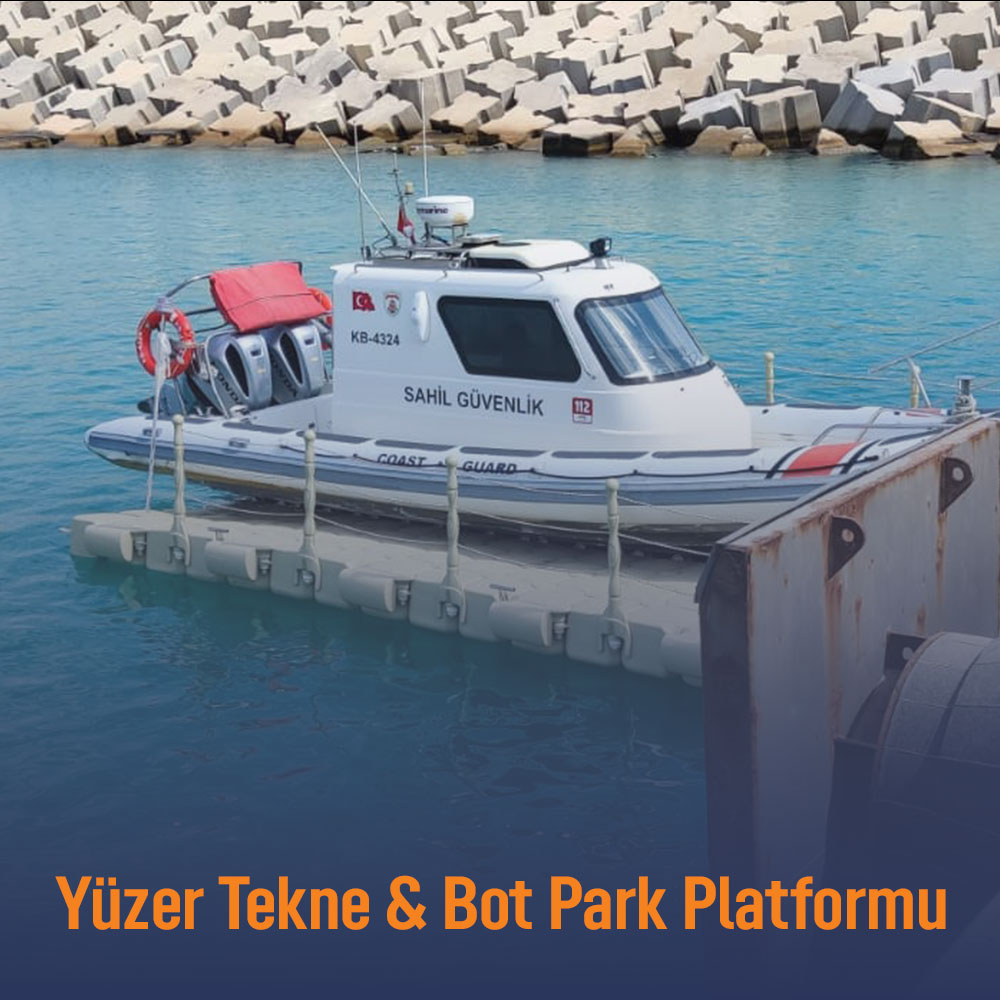 Yüzer Tekne ve Bot Park Platformu - Yüzer İskele Sistemleri - Mia Marin